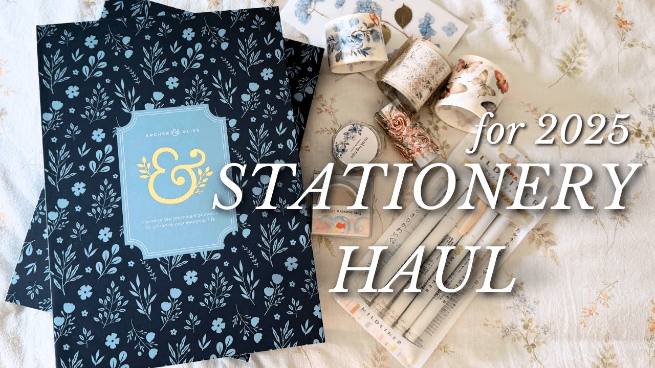 Stationery Haul for 2025 ✨ Bullet Journaling supplies