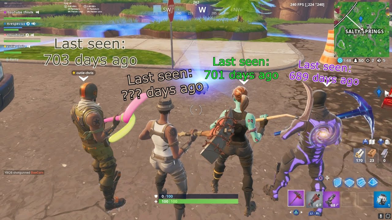 i made the *RAREST* squad (RAREST SKINS IN THE GAME)