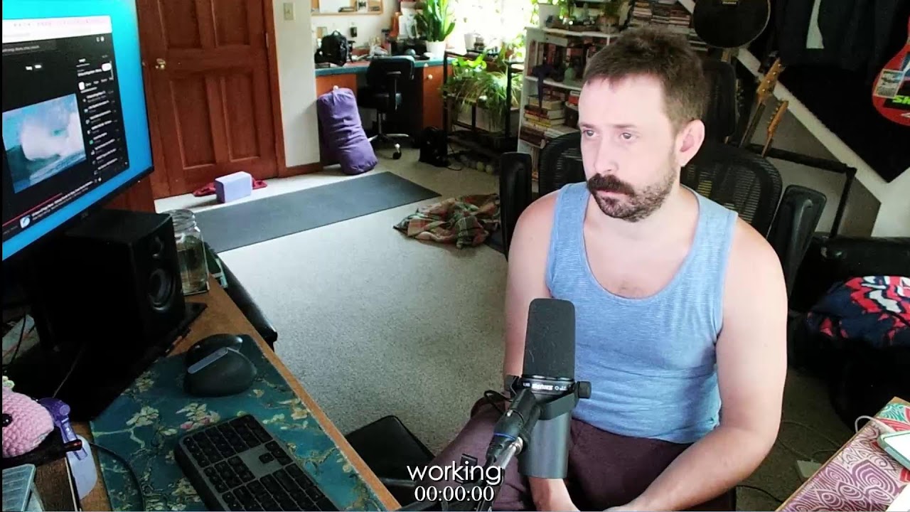 Friday! Lunchbreak Yoga / Mindful Coworking / Cats / Guitar