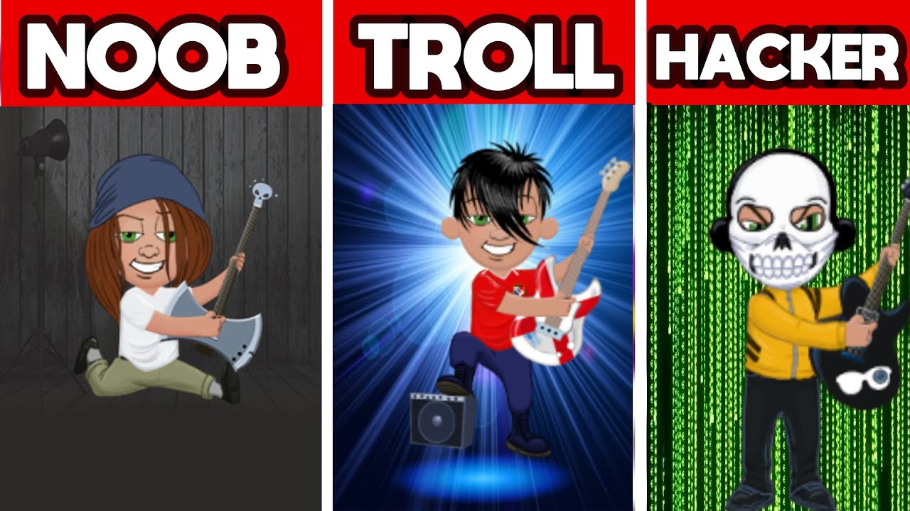 TTRockstars NOOB VS TROLL VS HACKER!! *MUST WATCH*