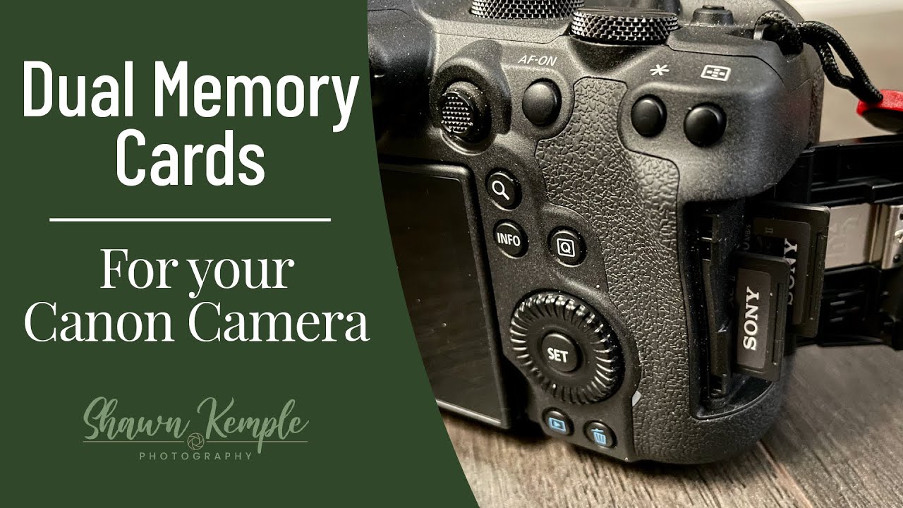 Canon EOS R6 Dual Card Slots Setup