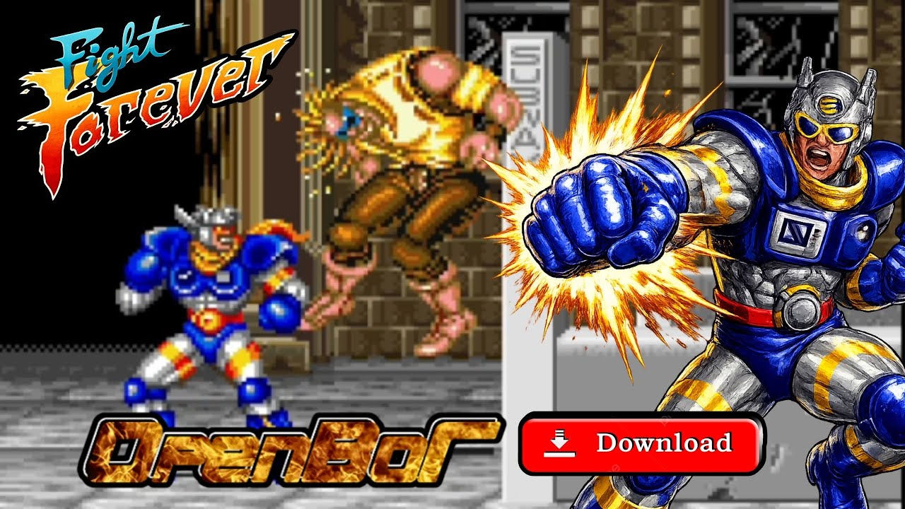 FINAL FIGHTER FOREVER | OPENBOR | DOWNLOAD | FULL GAMEPLAY DEMO SONIC BLASTMAN