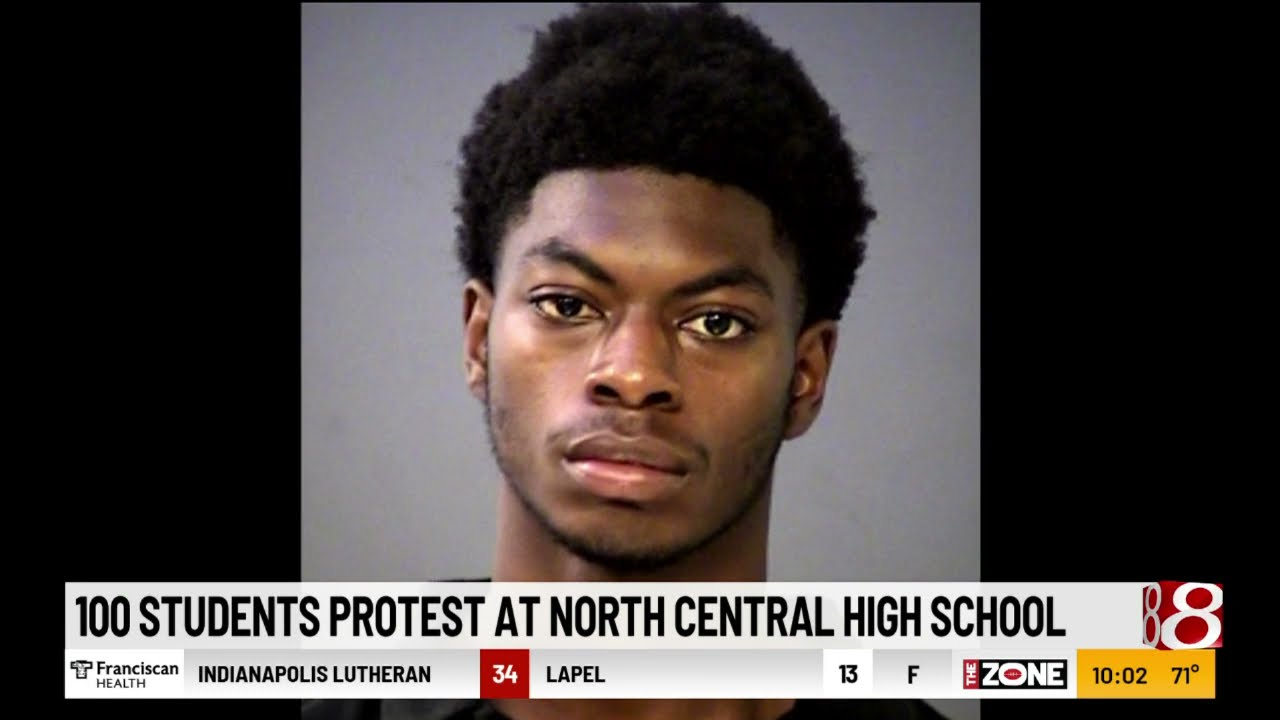 Students protest at North Central High School