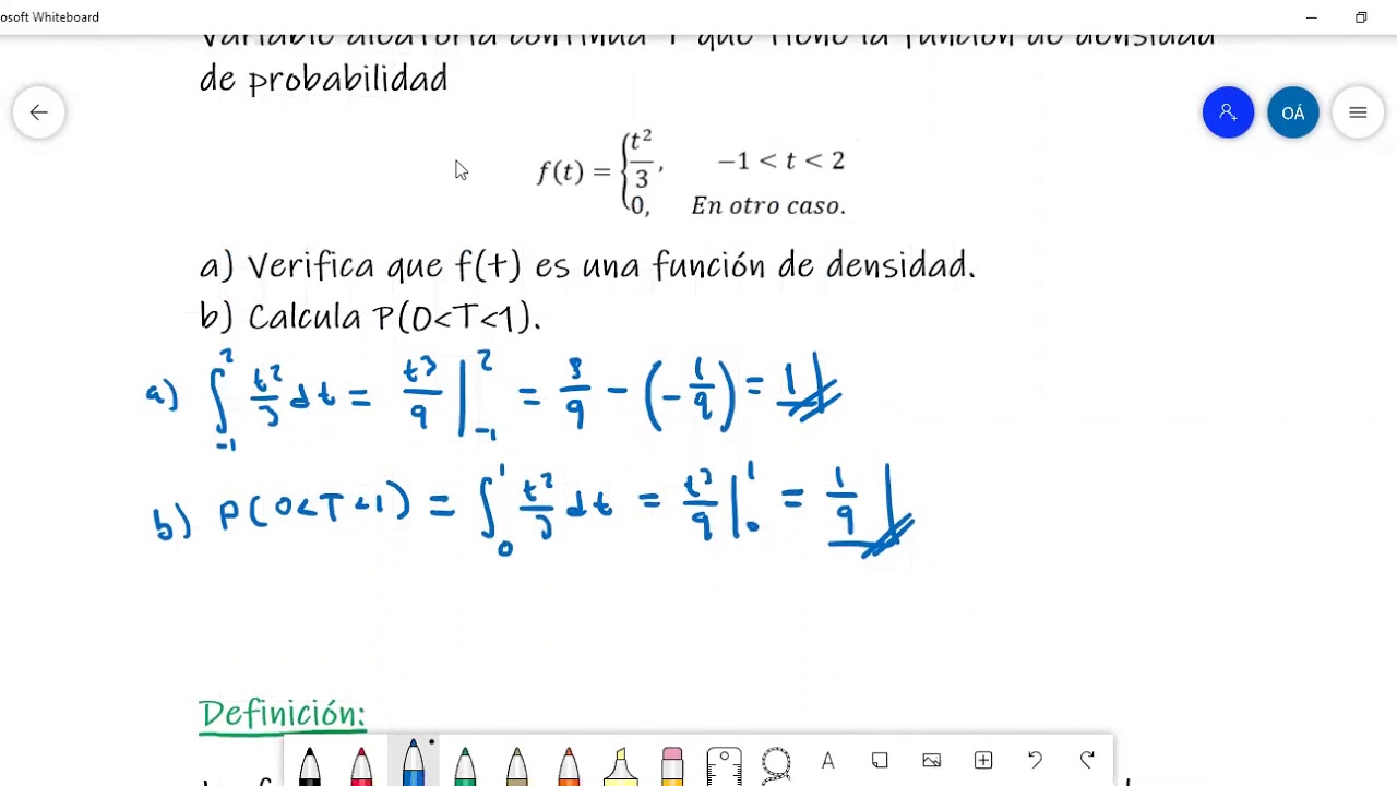 Distribuciones continuas de probabilidad.