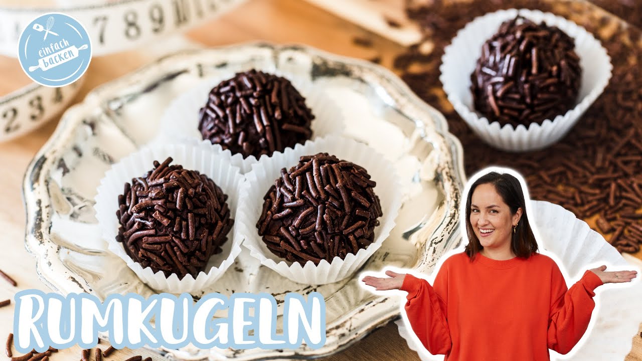 Rumkugeln 🍫👩&zwj;🍳 | Schoko-Rumkugeln selber machen | Einfach Backen