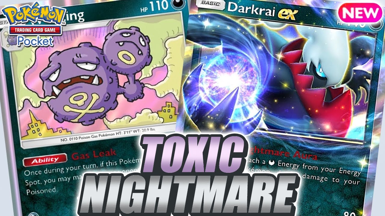 UNDEFEATED ! 5 WINSTREAK with DARKRAI & WEEZING Deck - Pokemon TCG Pocket