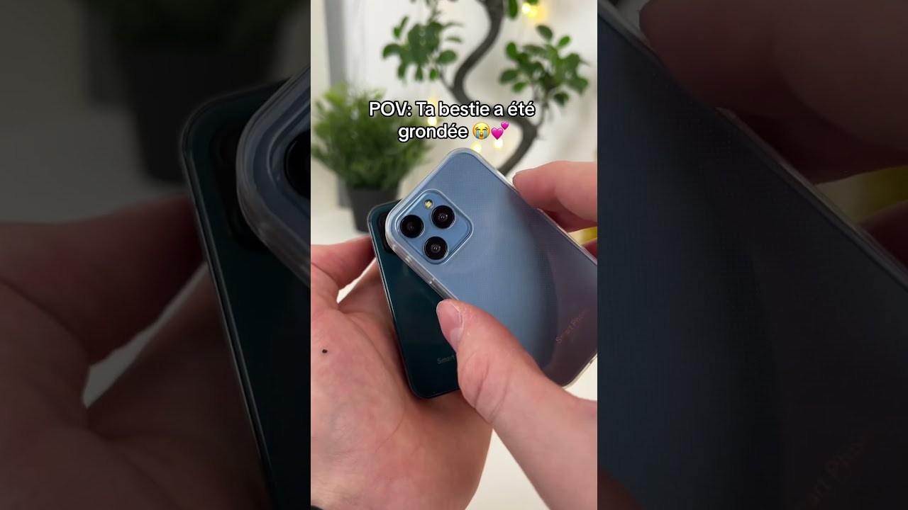 Heureusement que je lui ai achet&eacute; ce mini t&eacute;l&eacute;phone