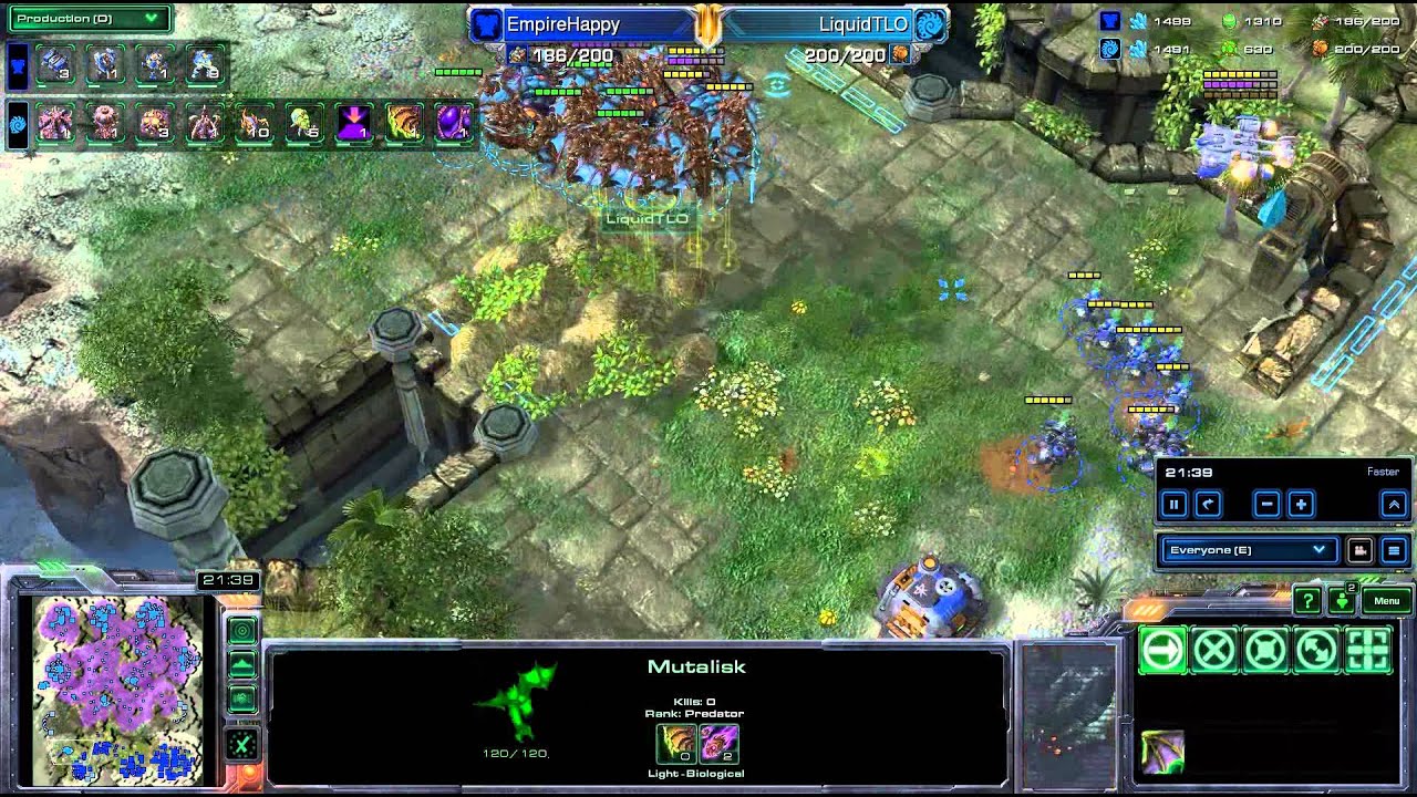 HD Starcraft 2 TLO v Happy ZvT g2