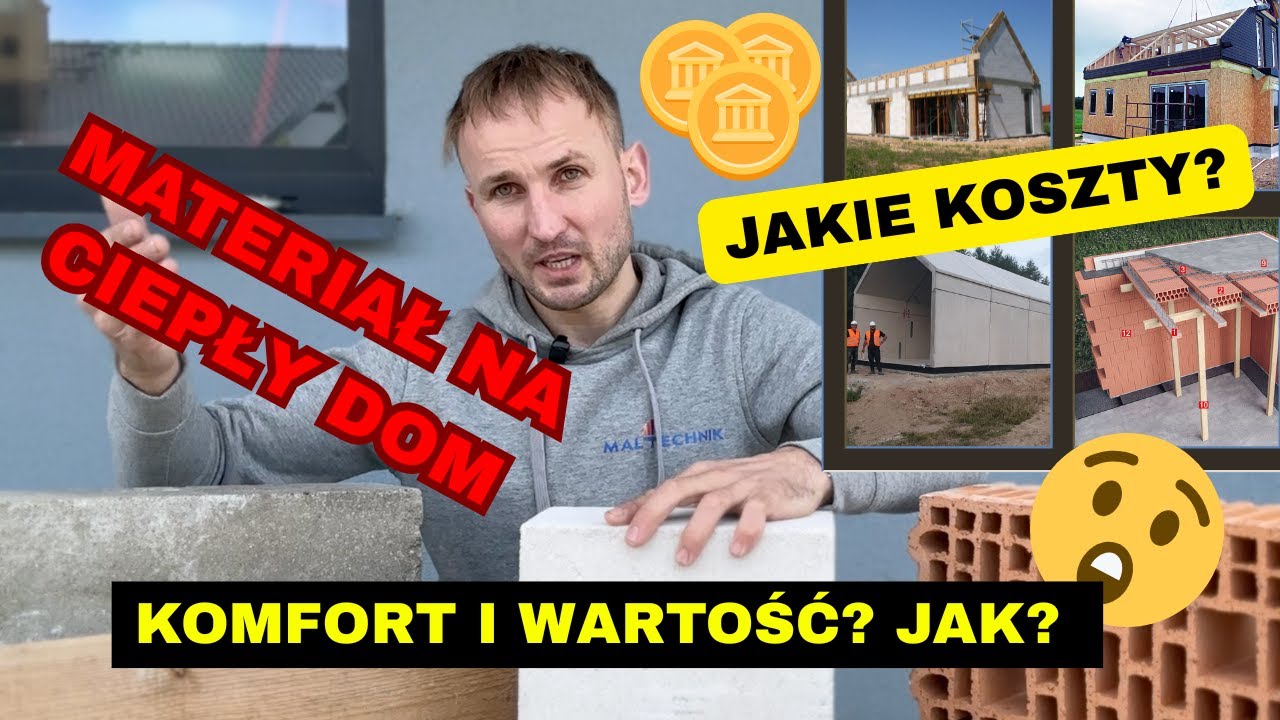 Z CZEGO ZBUDOWAĆ DOM, ABY BYŁO CIEPŁO. PORÓWNANIE POPULARNYCH MATERIAŁÓW I ROZWIĄZAŃ. AKTUALNE CENY.