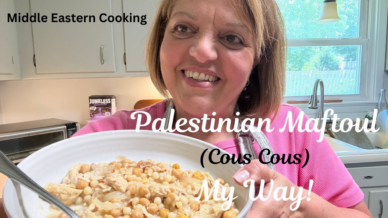 What's for Dinner? -- Middle Eastern Cous Cous/Maftoul #recipe #cooking #food #dinner #dinnerideas