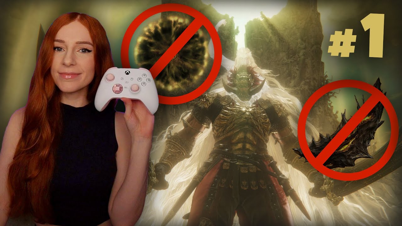 Beating Elden Ring DLC with ONE HAND, on RL1 and no Scadutree Fragments — #1
