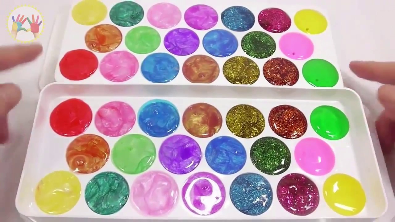 DIY Wie man gro&szlig;e Spritze Farben Kristall Ball 😋 Lernen Farben Schleim Lehm