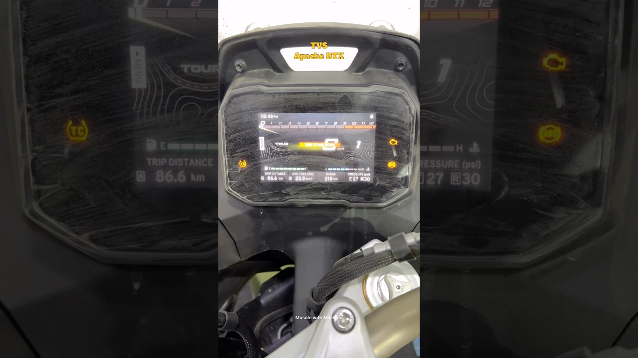 Fuel Mileage - TVS Apache RTX | Rajat Dhamija | Muscle with Machine #motovolgger #traveler #rider