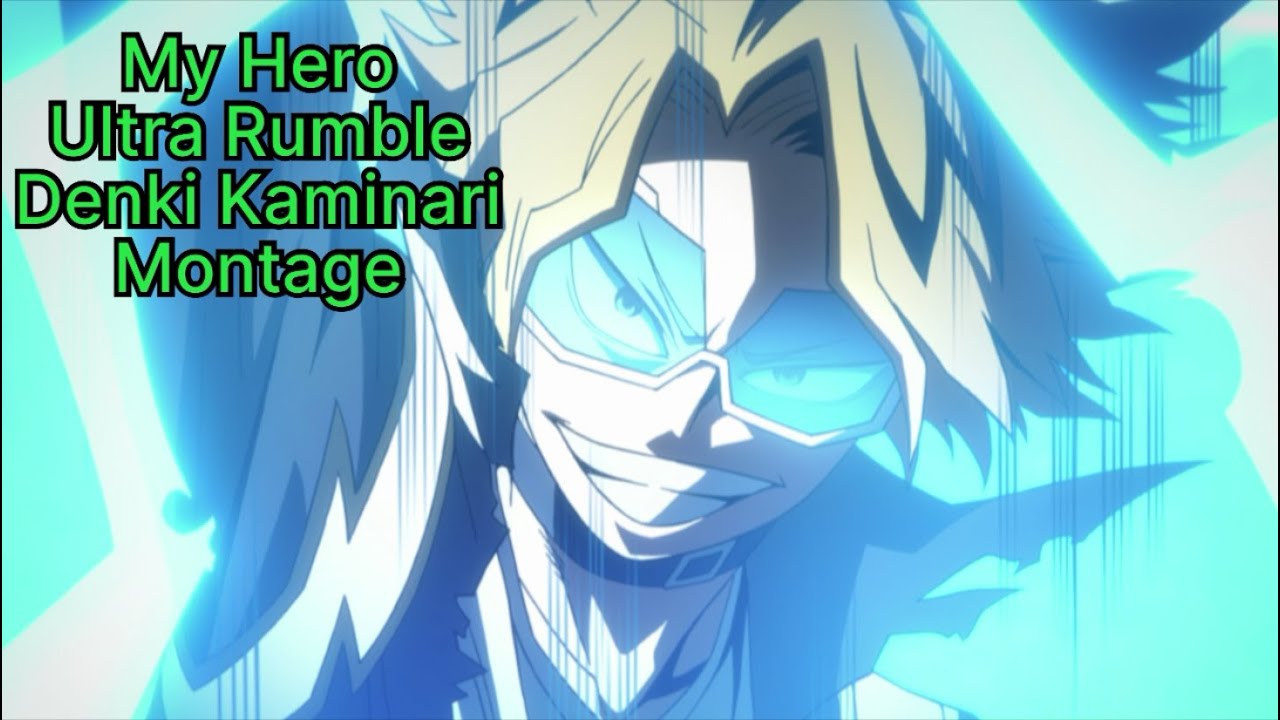 Denki Kaminari is Top Tier (My Hero Ultra Rumble Denki Kaminari Montage)