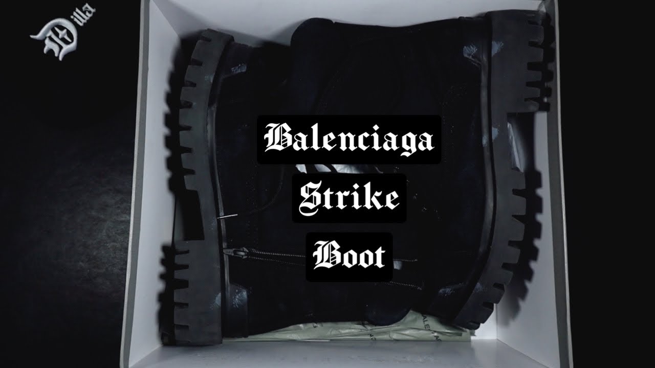 Balenciaga Combat Strike Boot Review and On Foot