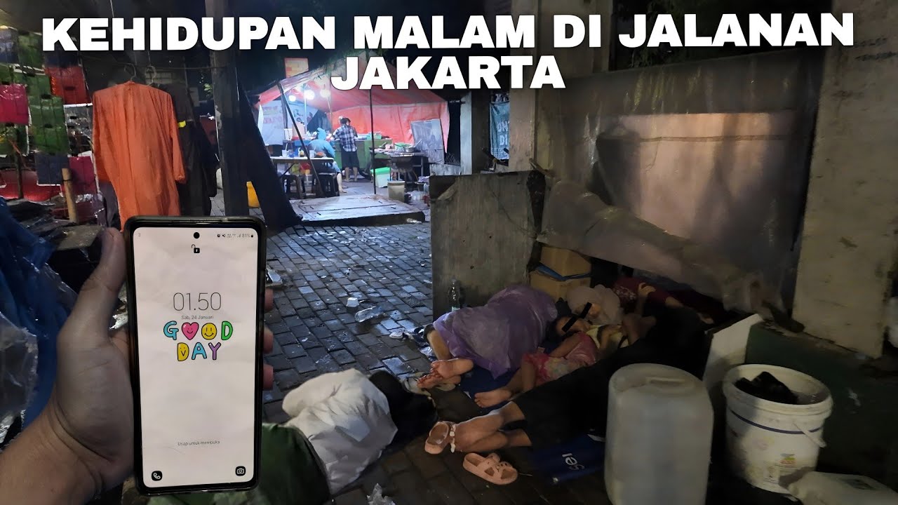 Kehidupan Malam Di Jalanan Jakarta | Real life in Jakarta, Indonesia 