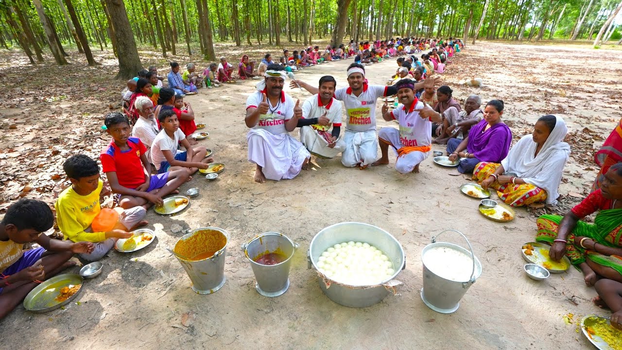 Famous Chicken curry cooking for village people | Chicken Posto curry | villfood Kitchen