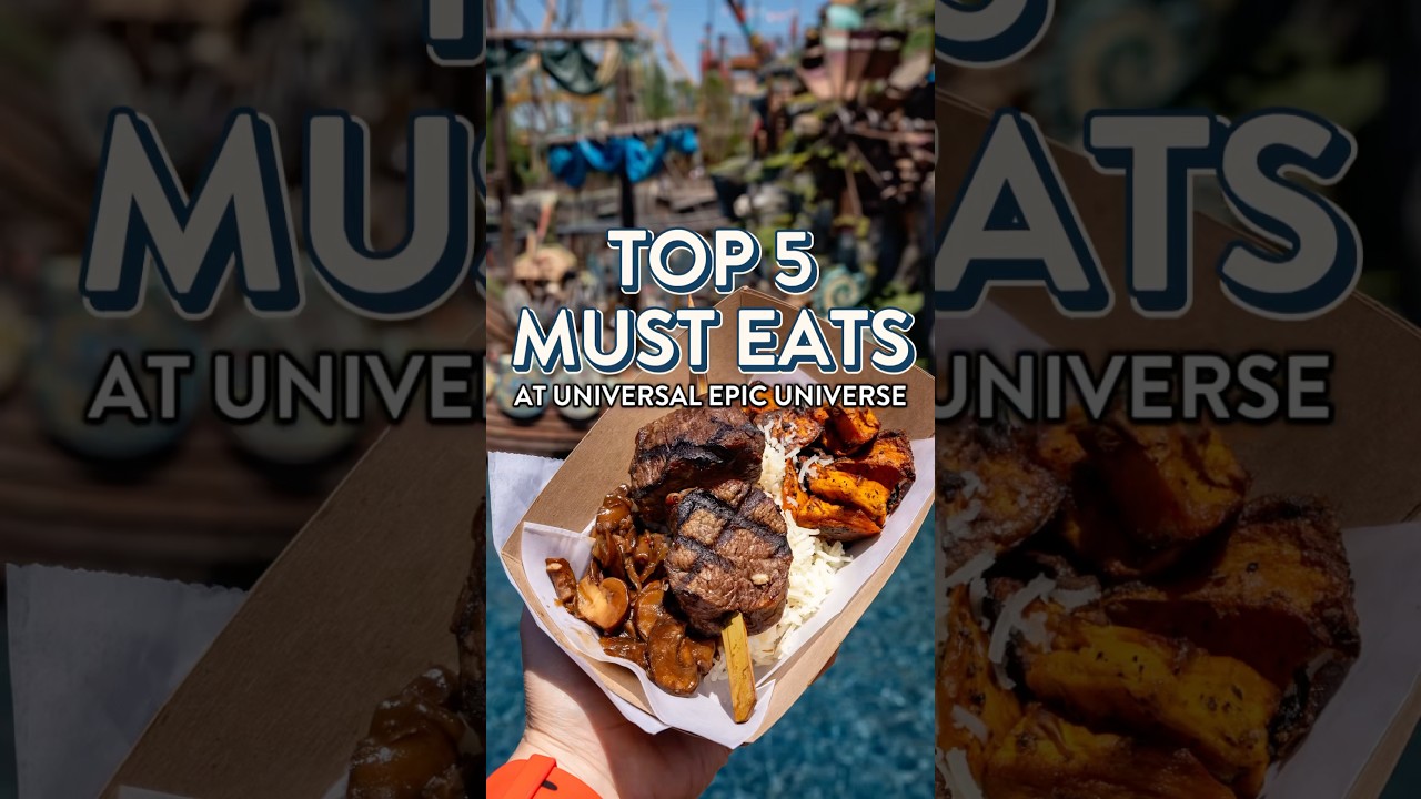 Top 5 bites at Universal Epic Universe!