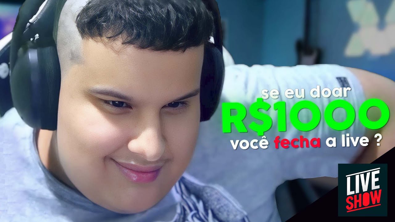 paguei R$1000 pra streamers fecharem a live, mas isso foi longe demais...