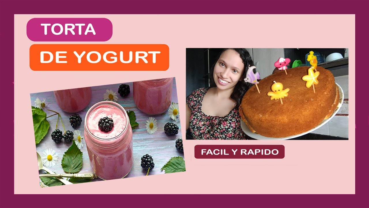 Como hacer una TORTA CASERA DE YOGUR *MUY FACIL*