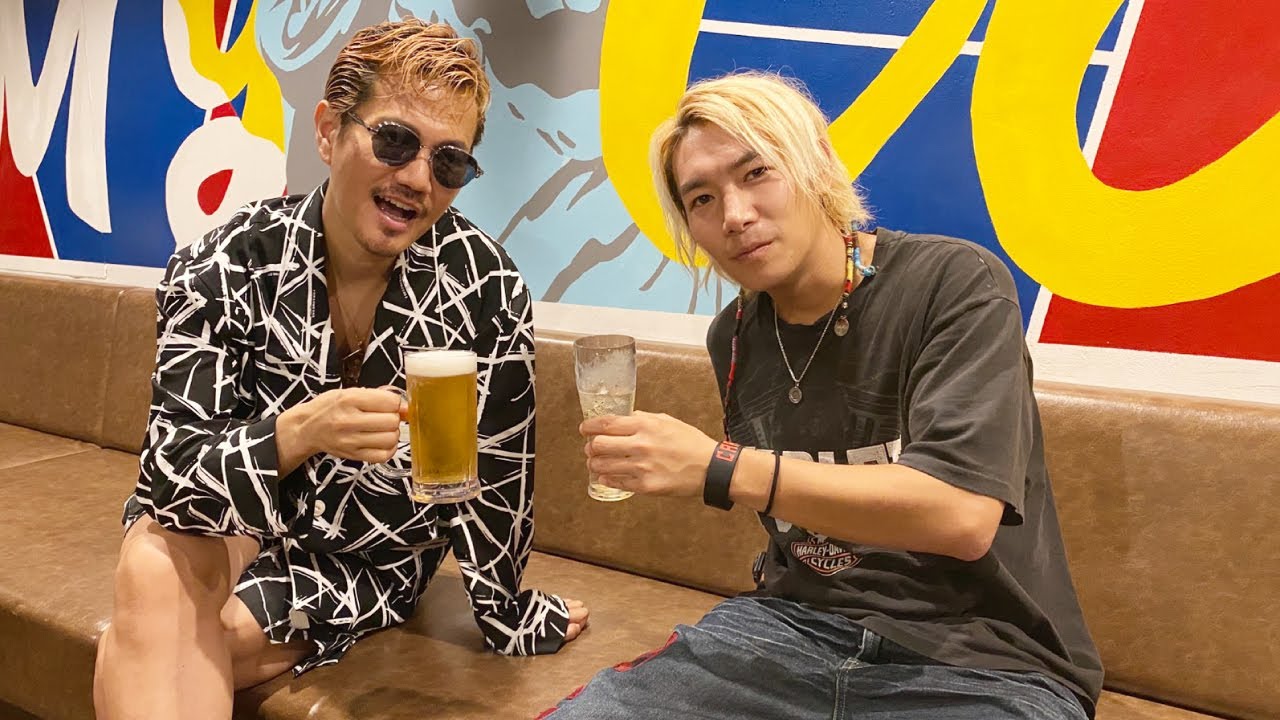EXILE ATSUSHIさんがBARを閉める最終日に来てくれて飲んで語りました。