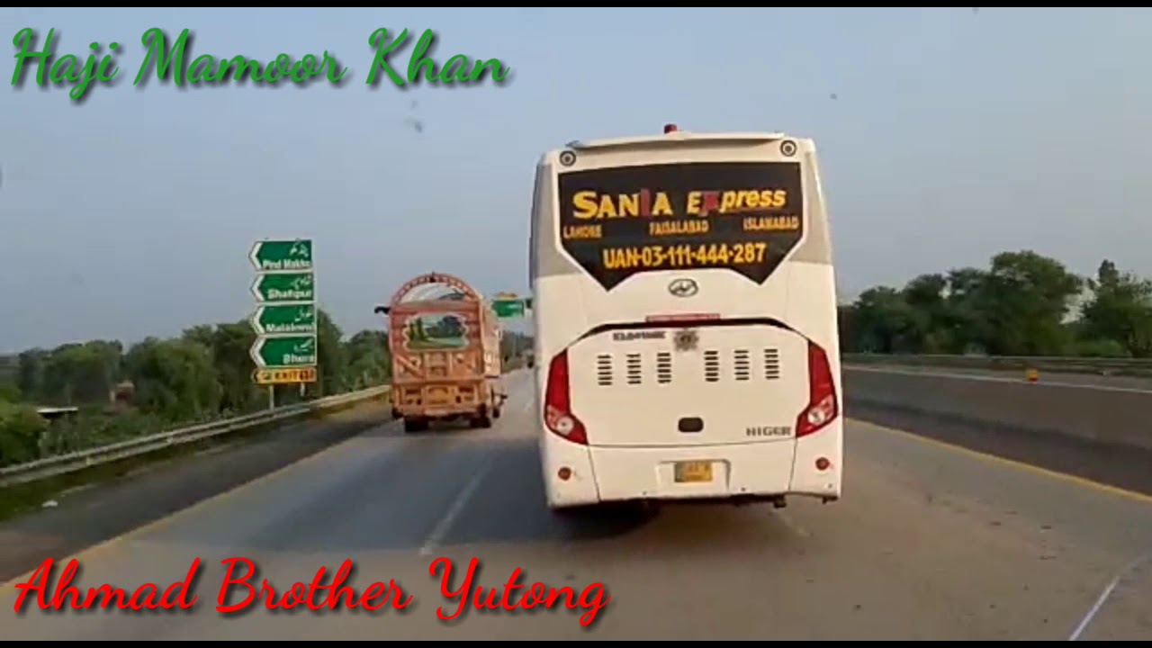 Ahmad Brother Vs Sania Express on islamabad Motorway