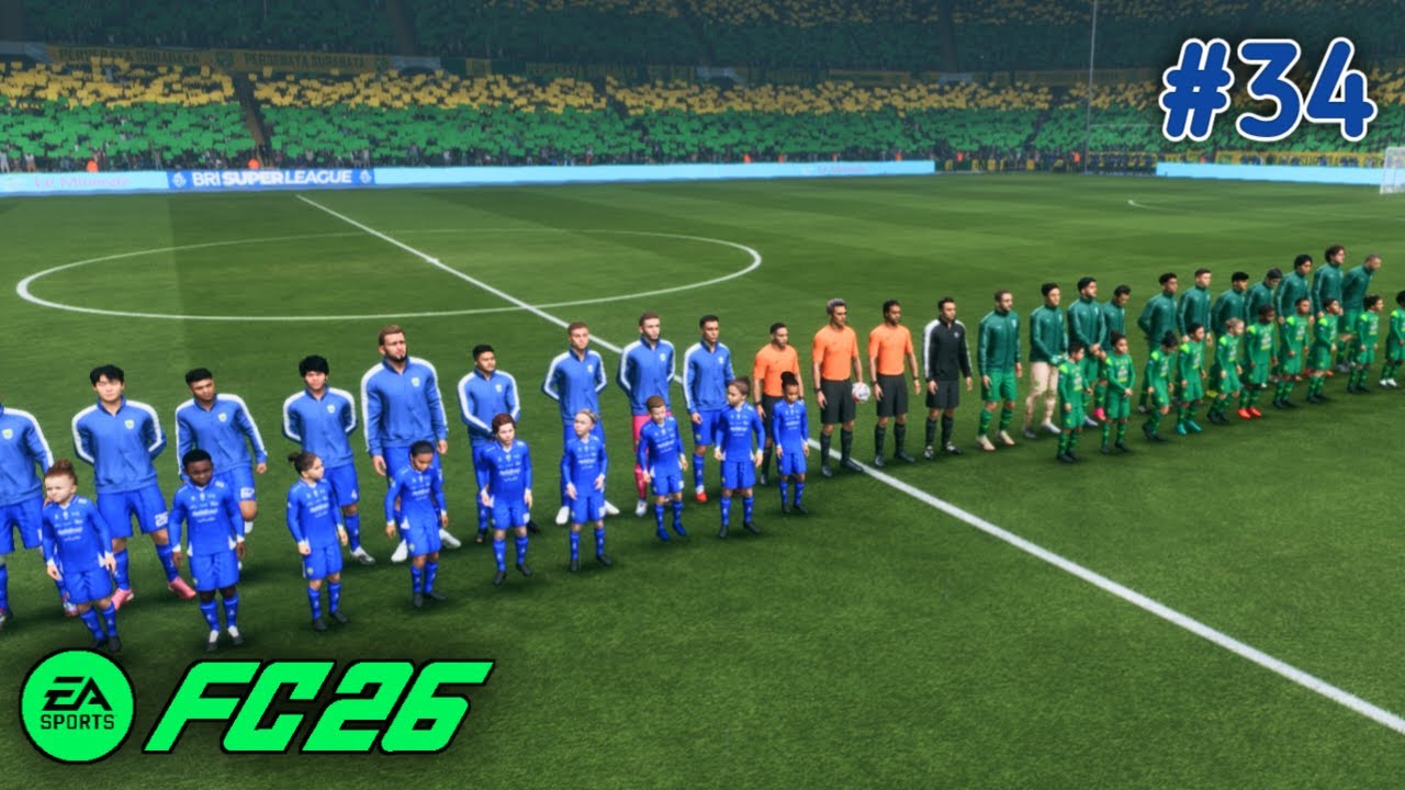 Perang Dulur, Persebaya vs Persib, BRI Super League I FC 26 I Persib Career Mode #34