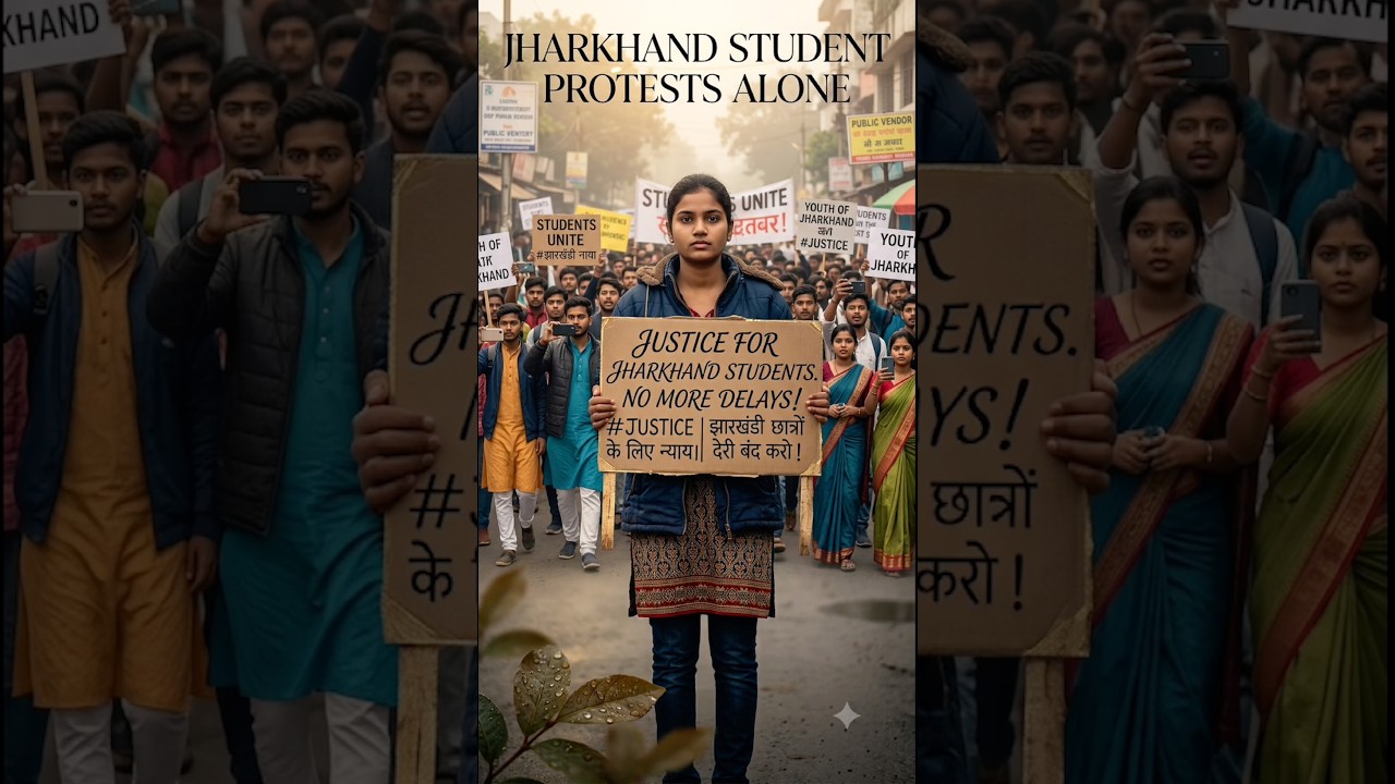 &ldquo;Nobody Stood With This Jharkhand Student&hellip; 💔 | Shocking Protest&rdquo;#cjp #protest