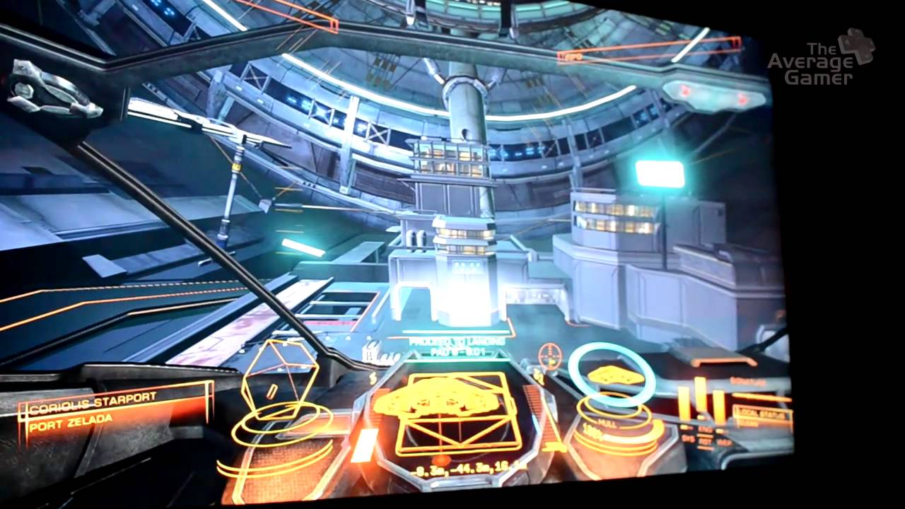 Elite Dangerous Off-screen Gameplay - Docking and Outfitting