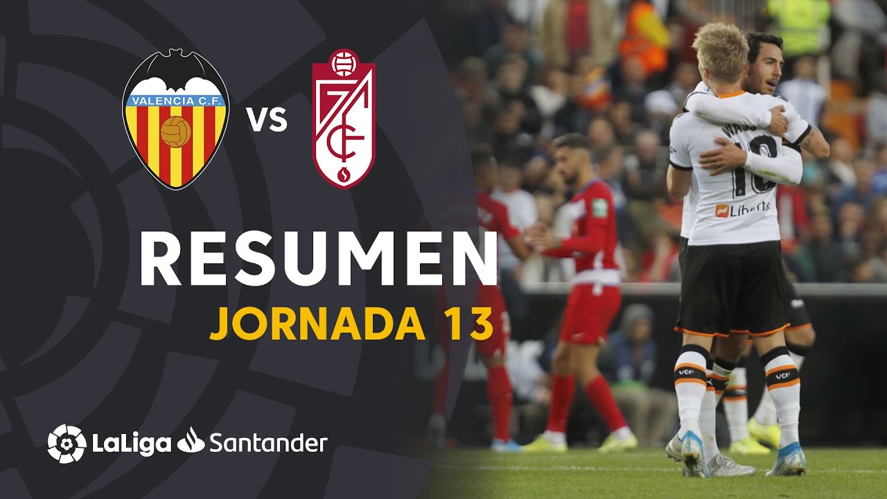 Resumen de Valencia CF vs Granada CF (2-0)