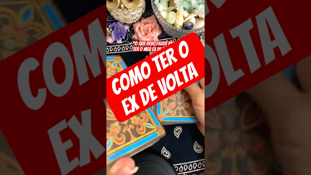Como ter o ex de volta #tarot #tarotcoletivo #relacionamento #reconcilia&ccedil;&atilde;o #tarotonline