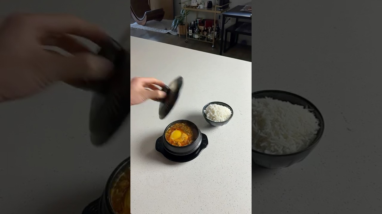 Easy Kimchi Soondubu Jjigae (Soft Tofu Stew) in 10 Minutes!