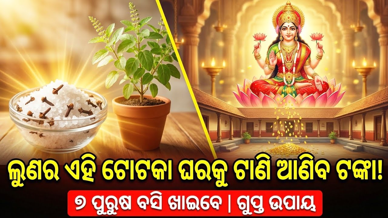 ଲୁଣ ଓ ତୁଳସୀର ଏହି ଗୁପ୍ତ ଉପାୟ ଆପଣଙ୍କୁ କୋଟିପତି କରିଦେବ!  Vastu Tips For Money | Bhakti Prerana Odia