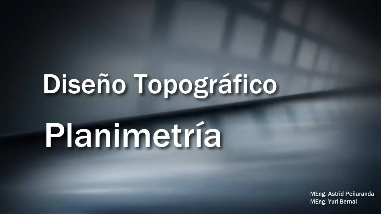 Planimetr&iacute;a Topogr&aacute;fica