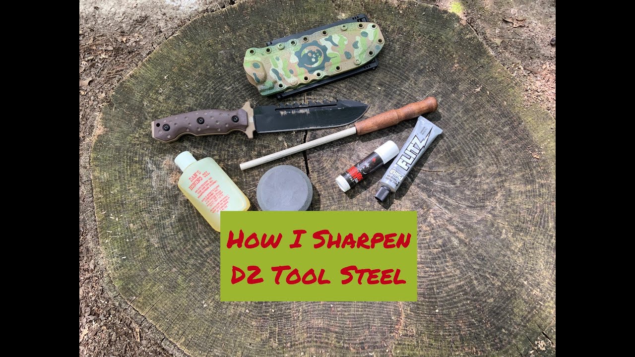 D2 Steel Field Sharpening Technique