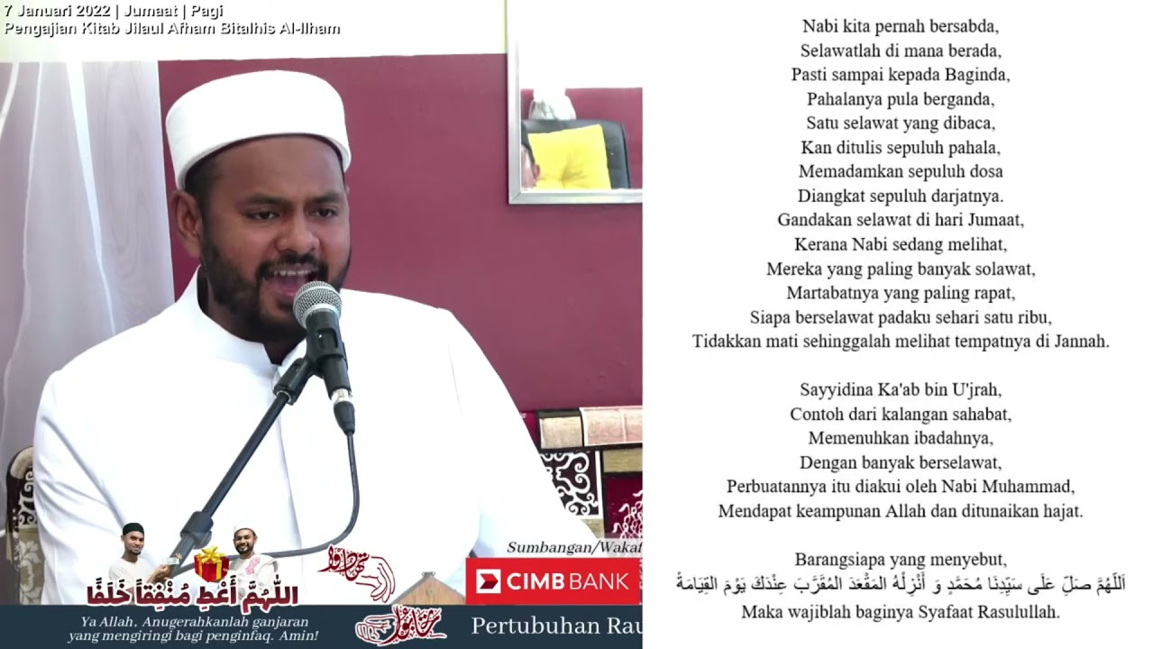 BERSELAWATLAH WAHAI LIDAH | 7 JANUARI 2022