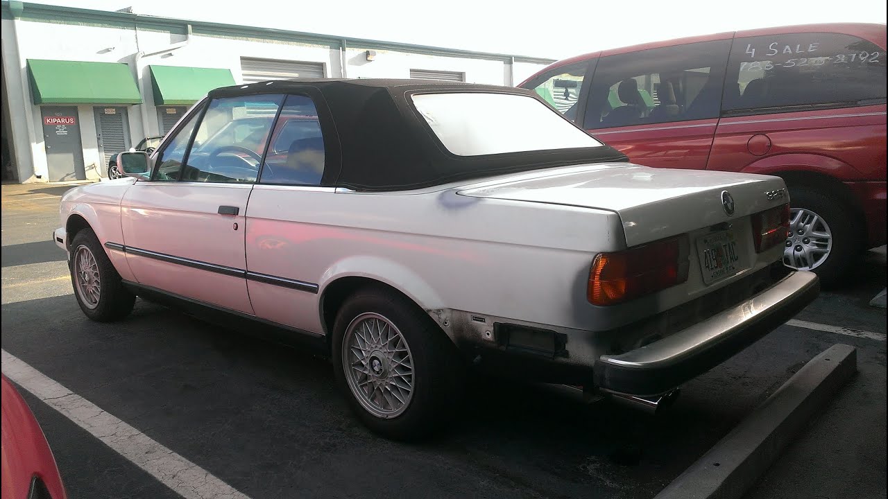 BMW E30 Convertible Restoration
