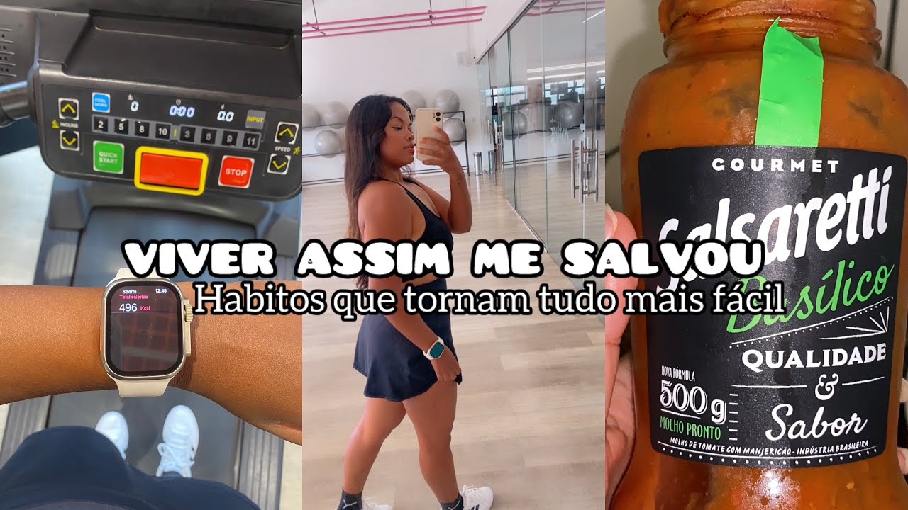 VIVER ASSIM ME SALVOU/ habitos que tornam a vida mais facil 
