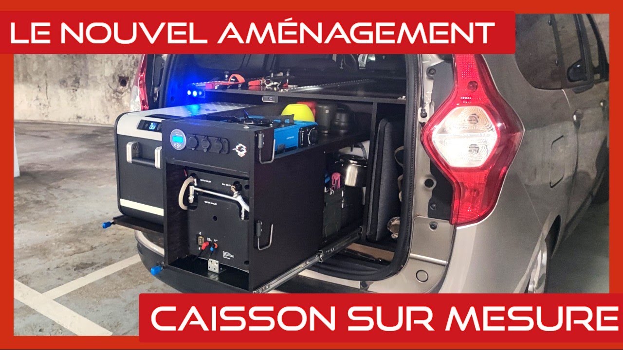 Nouvel aménagement pour le Dacia On change le vieux caisson de voyage /004