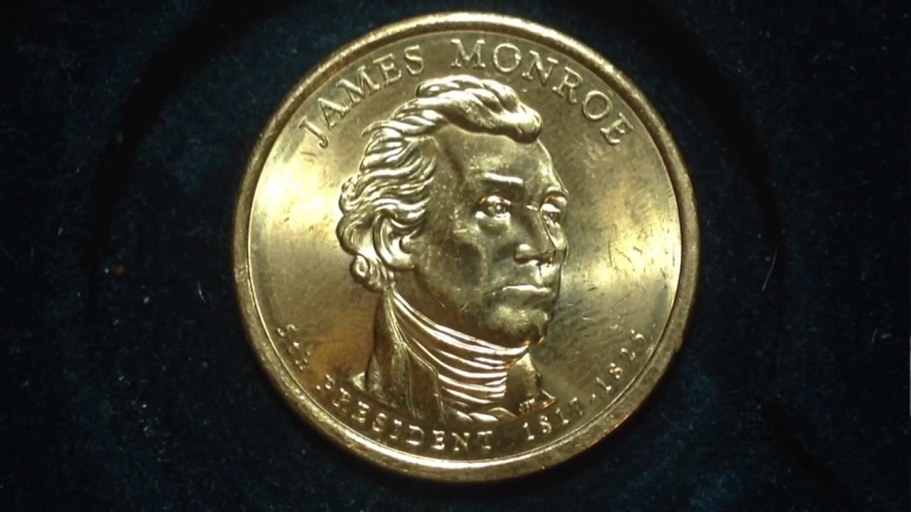 Президентская монета номиналом в 1 доллар: Джеймс Монро, 2008 год