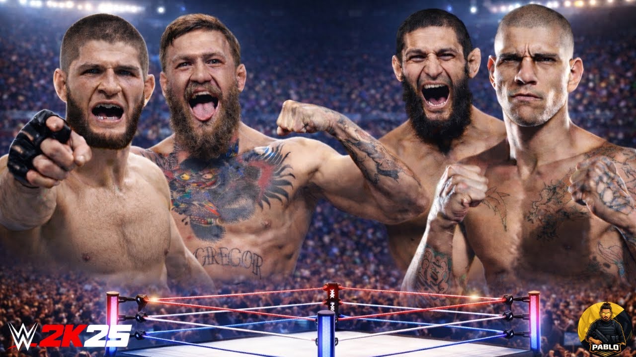 I Put CONOR vs KHAMZAT vs KHABIB vs PEREIRA in a FATAL 4-WAY For the UFC Title 😱(Only ONE Survives)