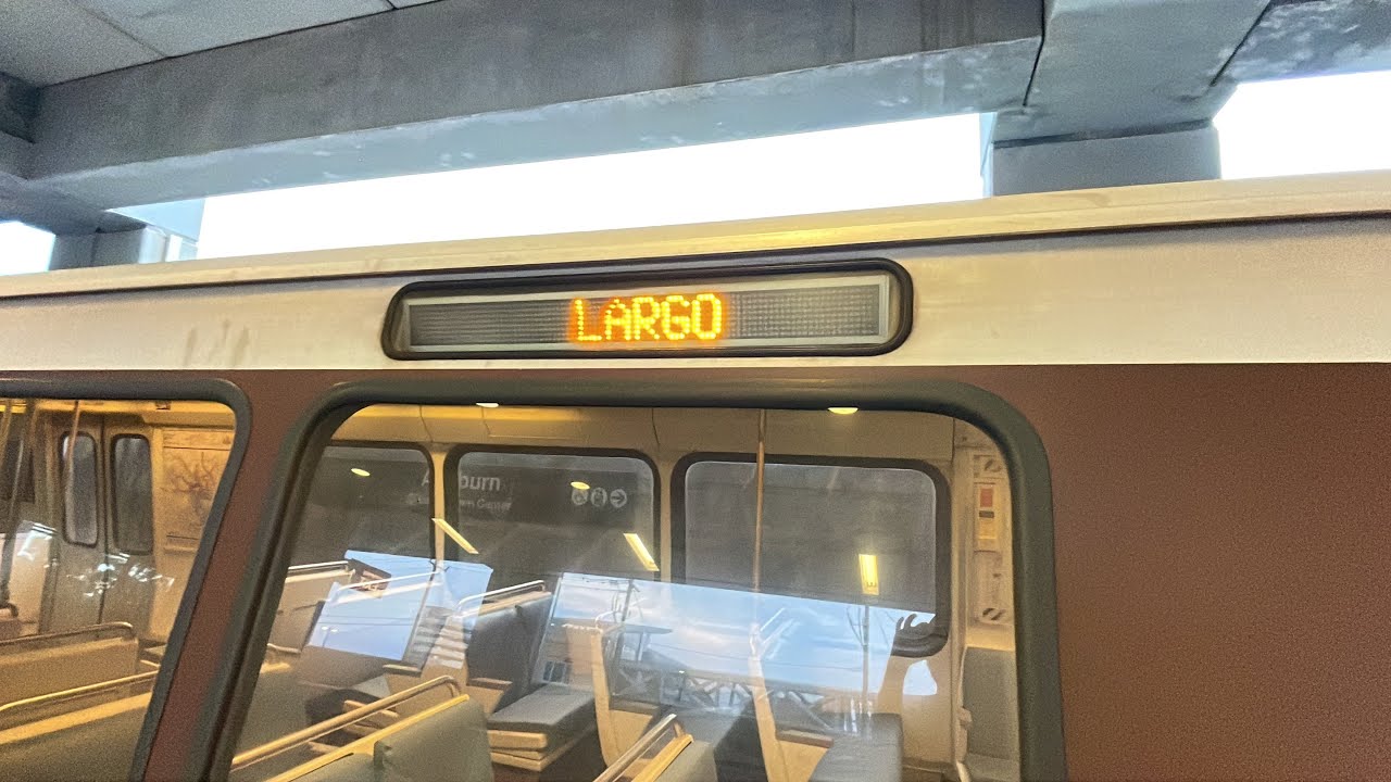 WMATA Subway: Breda 3k Series ⚪️Silver Line⚪️ Train from Ashburn to Largo