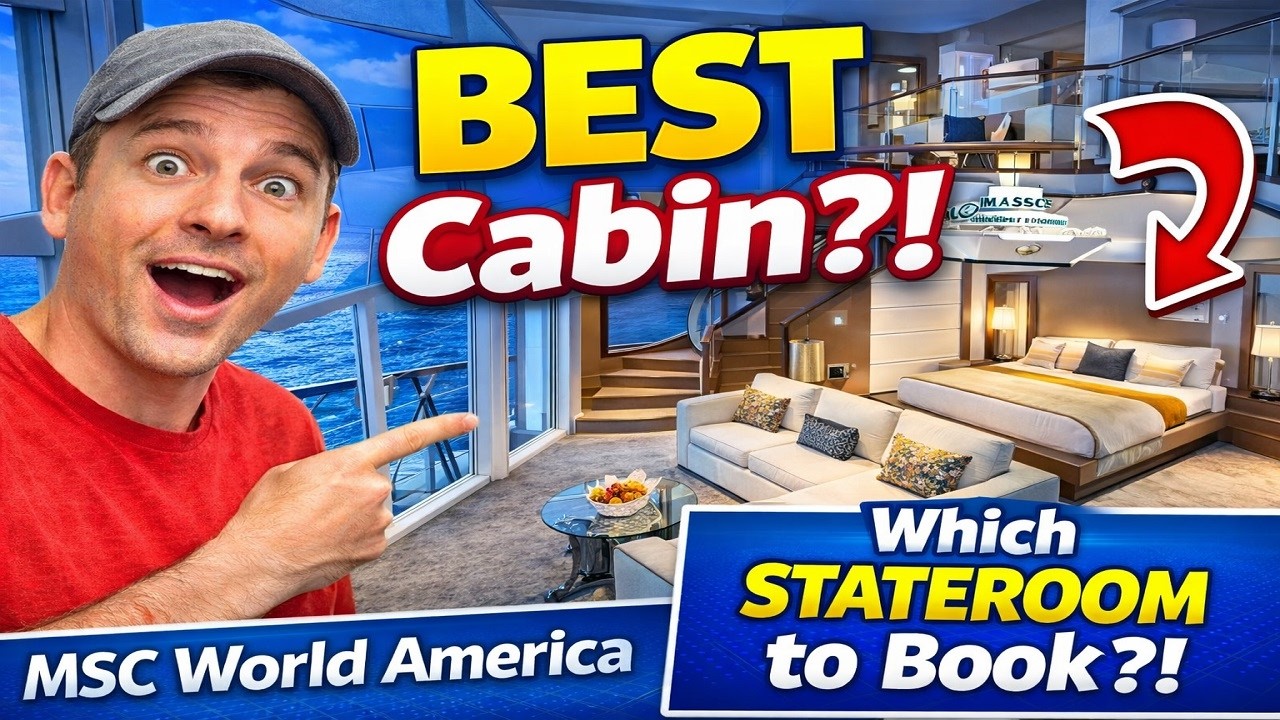 MSC World America Full Cabin Tour – Secrets, Tips & Best Staterooms!