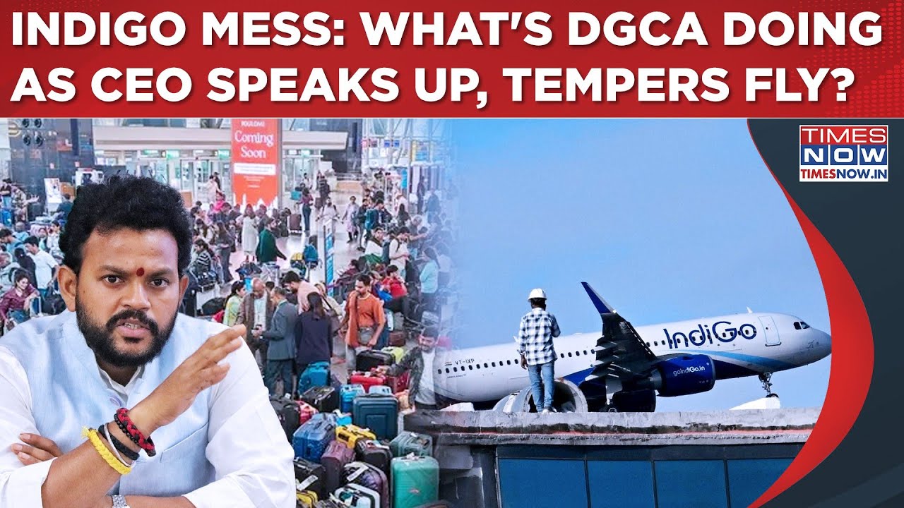 Indigo Mess: DGCA's This Big Move As Tempers Fly At Airports| Airline CEO Speaks Up| Shocking Scenes