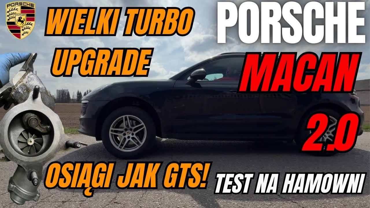 #284 Coobcio & Basia - Porsche Macan 2.0 TFSI. Wielki Turbo Upgrade. Osiągi jak GTS! Test na hamowni