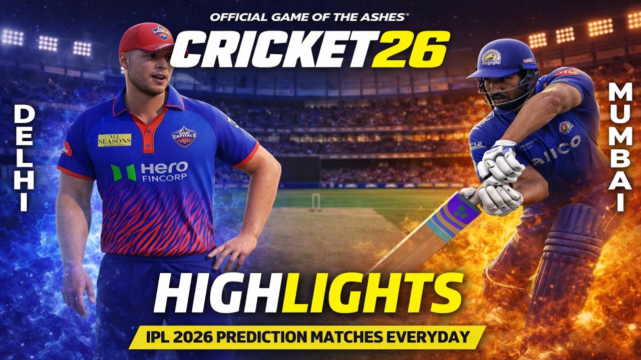DC vs MI - Delhi Capitals vs Mumbai Indians | IPL 2026 Today Match Highlights | 4th april Cricket 26