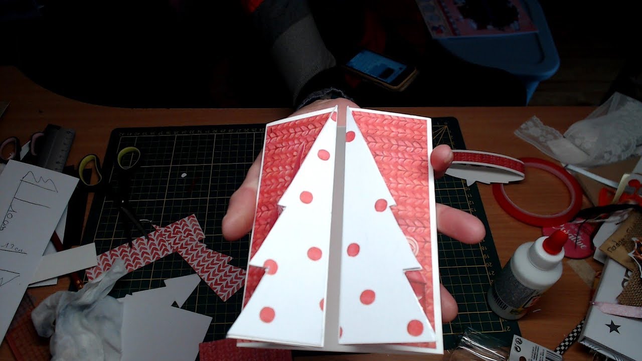TUTO CARTE NOEL SAPIN