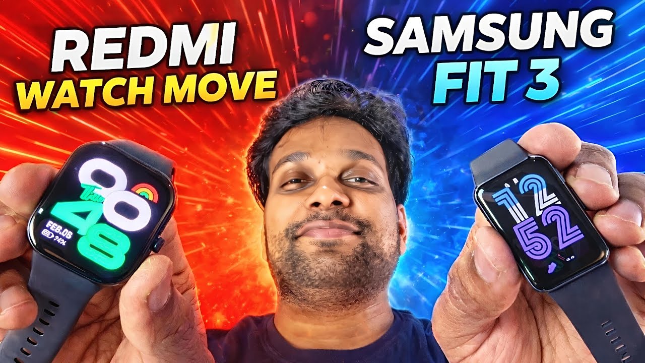 Redmi watch move Vs Samsung Fit 3 ⚡ Redmi vs Samsung | watch move vs Fit 3 | Accuracy test more 