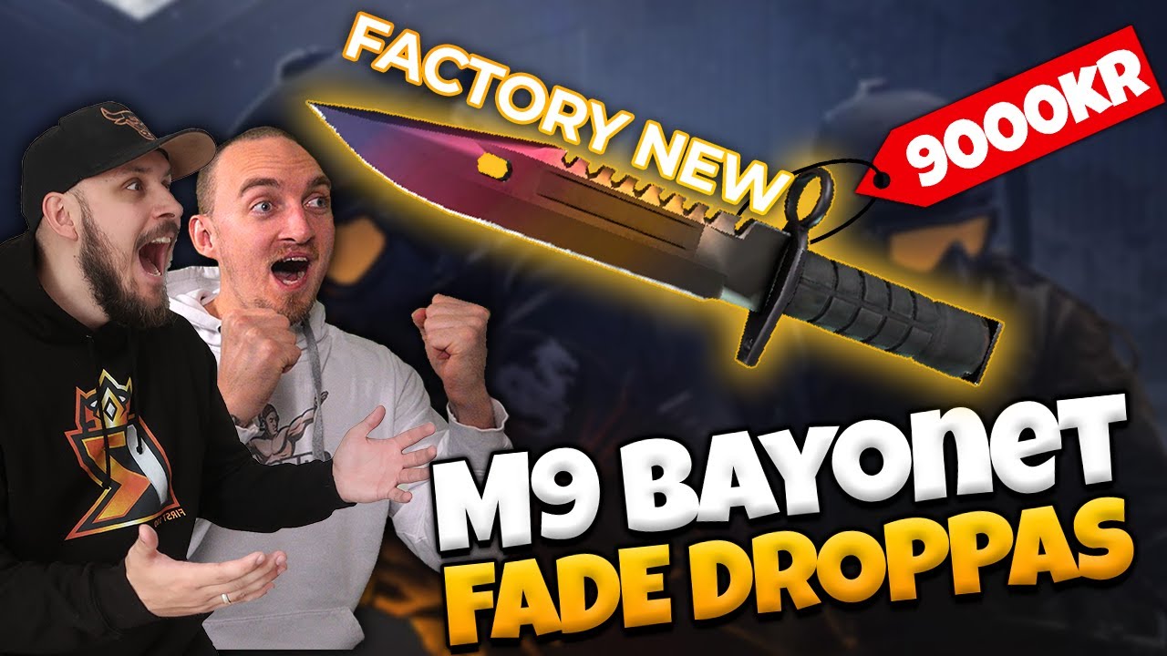 M9 BAYONET FADE FN DROPPAS I VÅRT CSGO GAME
