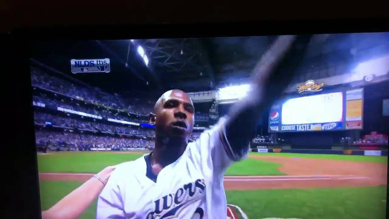 Brewers Nyjer Morgan drops F bomb on tv (Fuck yeah!)